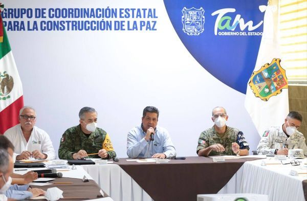 Gobierno de Tamaulipas e INM acuerdan medidas para atender situación migratoria.