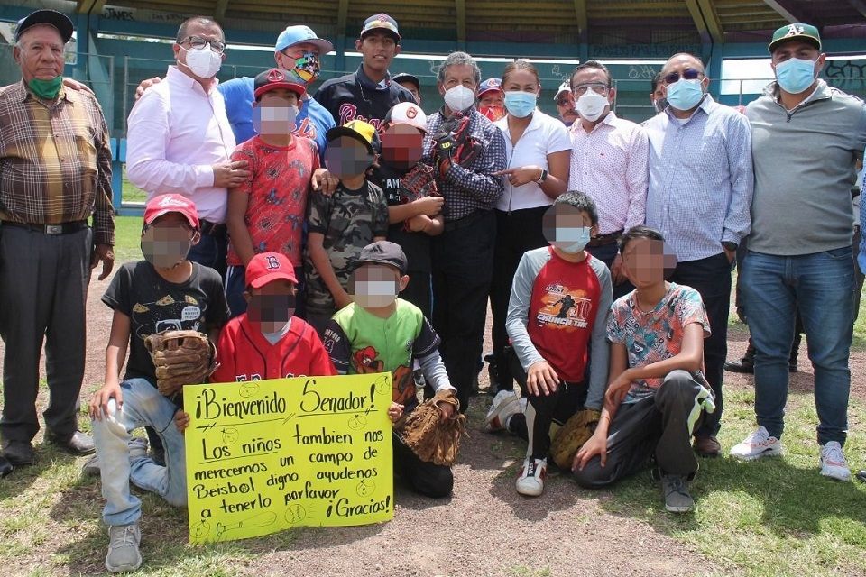 Autoridades rehabilitaran campo de Béisbol de Valle de Chalco