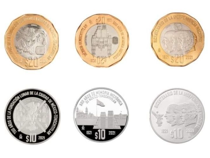 Lanzan monedas conmemorativas por Bicentenario de la Independencia