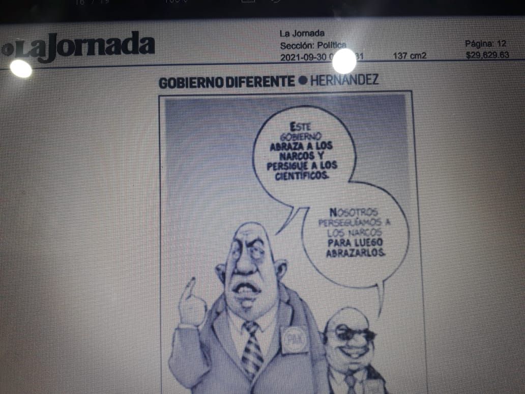 #El cartón de Hernández hoy en La Jornada
