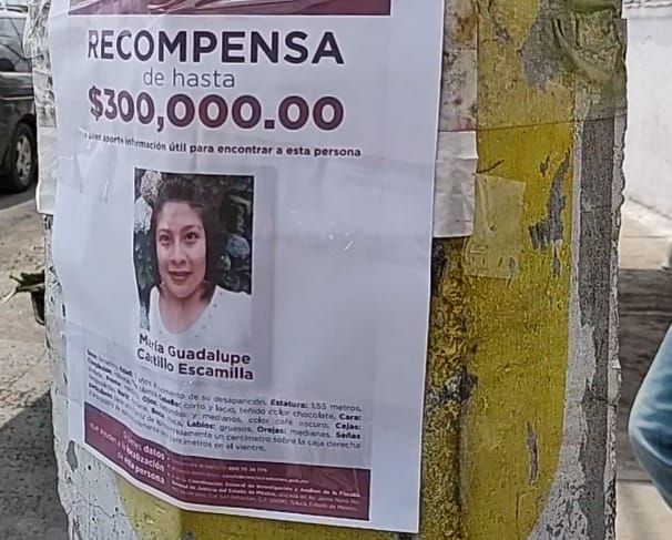 #Piden ayuda para localizar a María Guadalupe Castillo Escamilla desapareció hace dos años