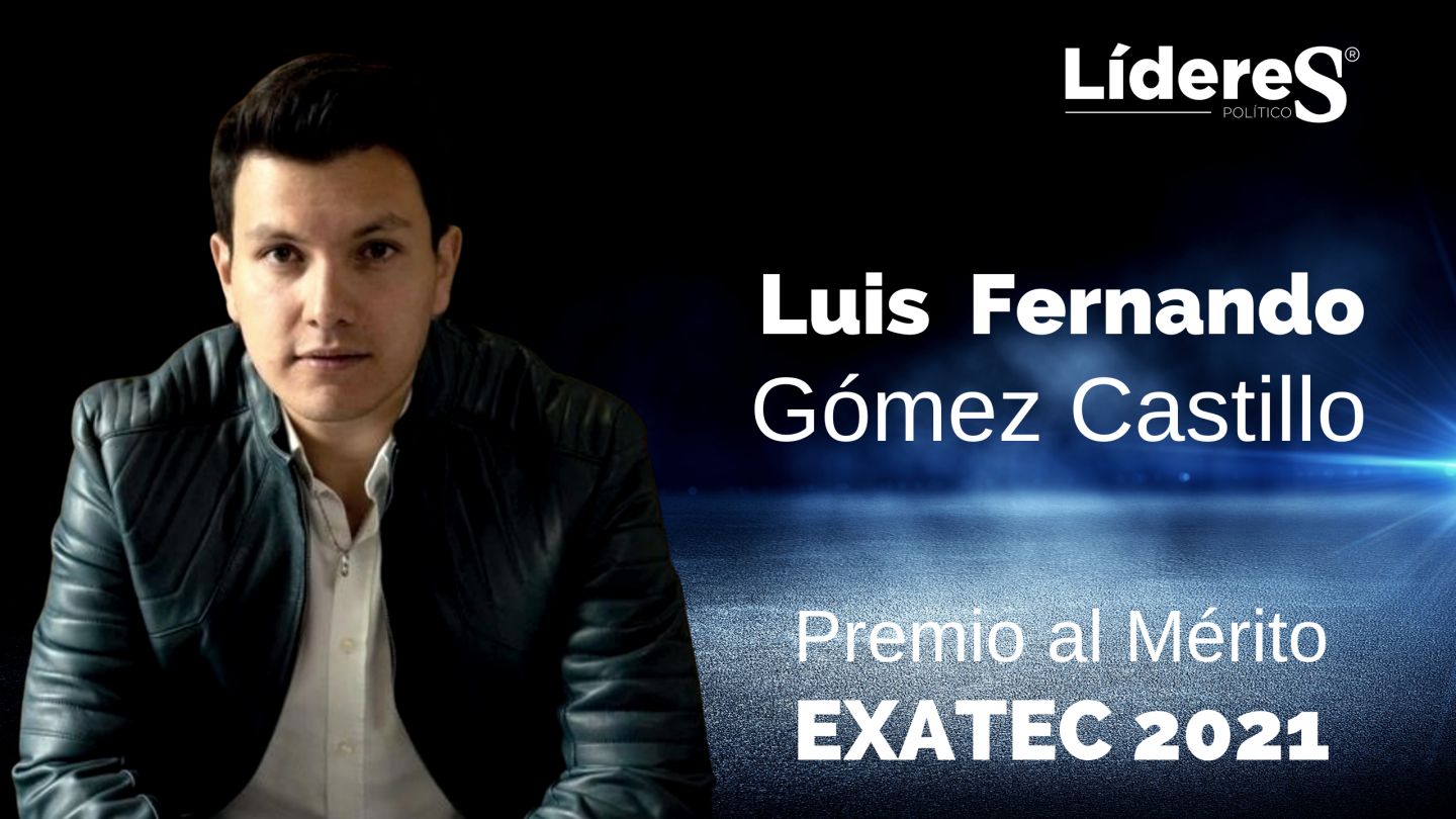 Recibe el hidalguense Luis Fernando Gómez Castillo el Premio al Mérito EXATEC 2021