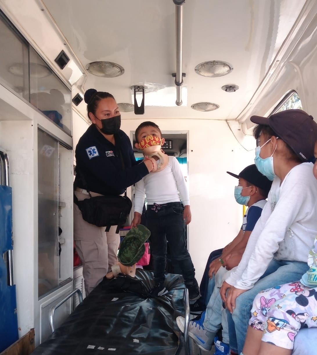 Con talleres de primeros auxilios previenen accidentes en Chimalhuacán