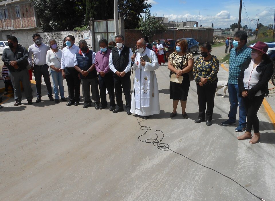 Inauguración de Calle Xalapango compromiso cumplido en Chiautla