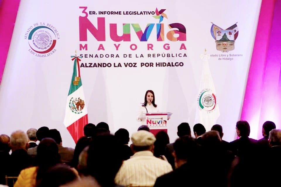 Presenta Nuvia Mayorga su informe de actividades legislativas en la capital del estado
