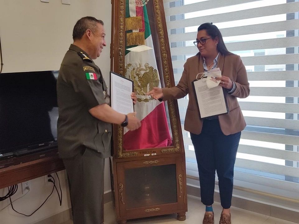 Signa gobierno Texcocano compromiso de construcción para instalaciones de la Guardia Nacional