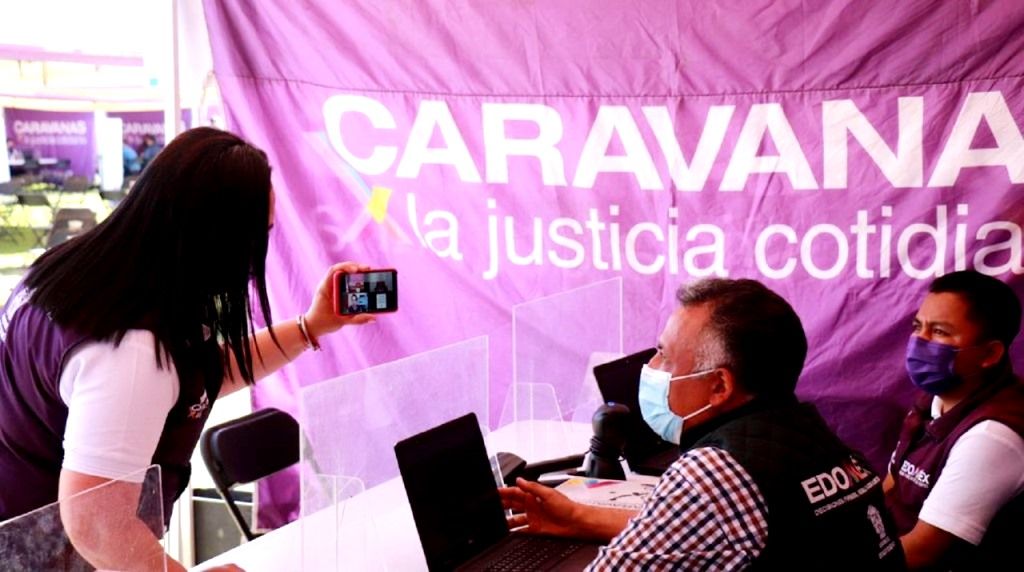 El Edoméx supera 228 mil personas beneficiadas con Caravanas por la Justicia en línea