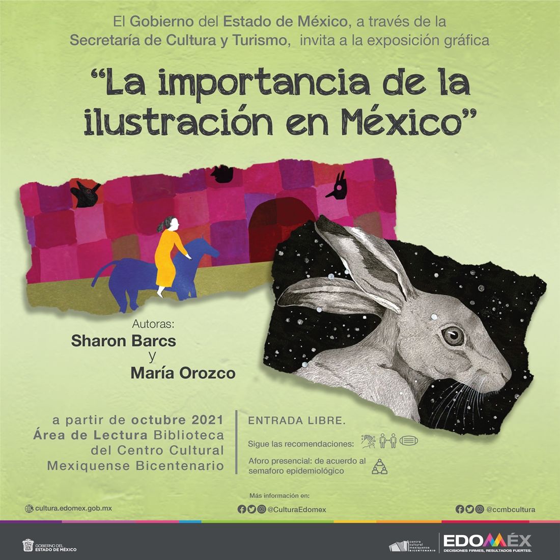 Exhibe centro cultural mexiquense bicentenario exposición ’la importancia de la ilustración en Mexico’ 