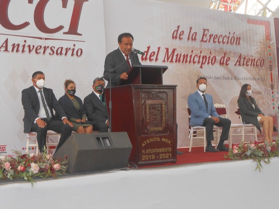 Remembranza del CCI aniversario de la Erección del Municipio de Atenco
