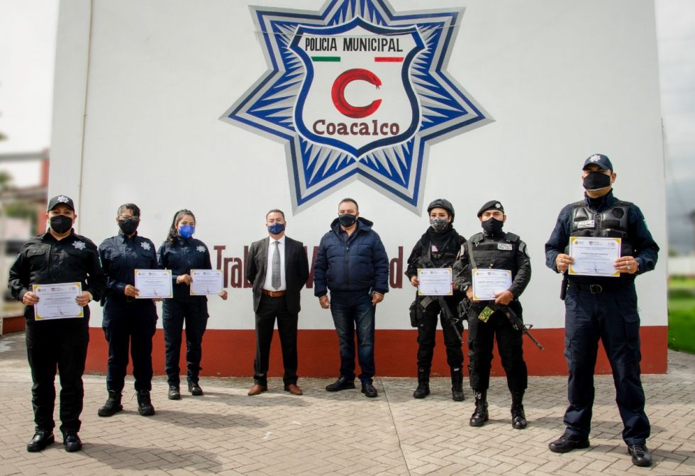 En la región, Coacalco encabeza el proceso del certificado único policial
