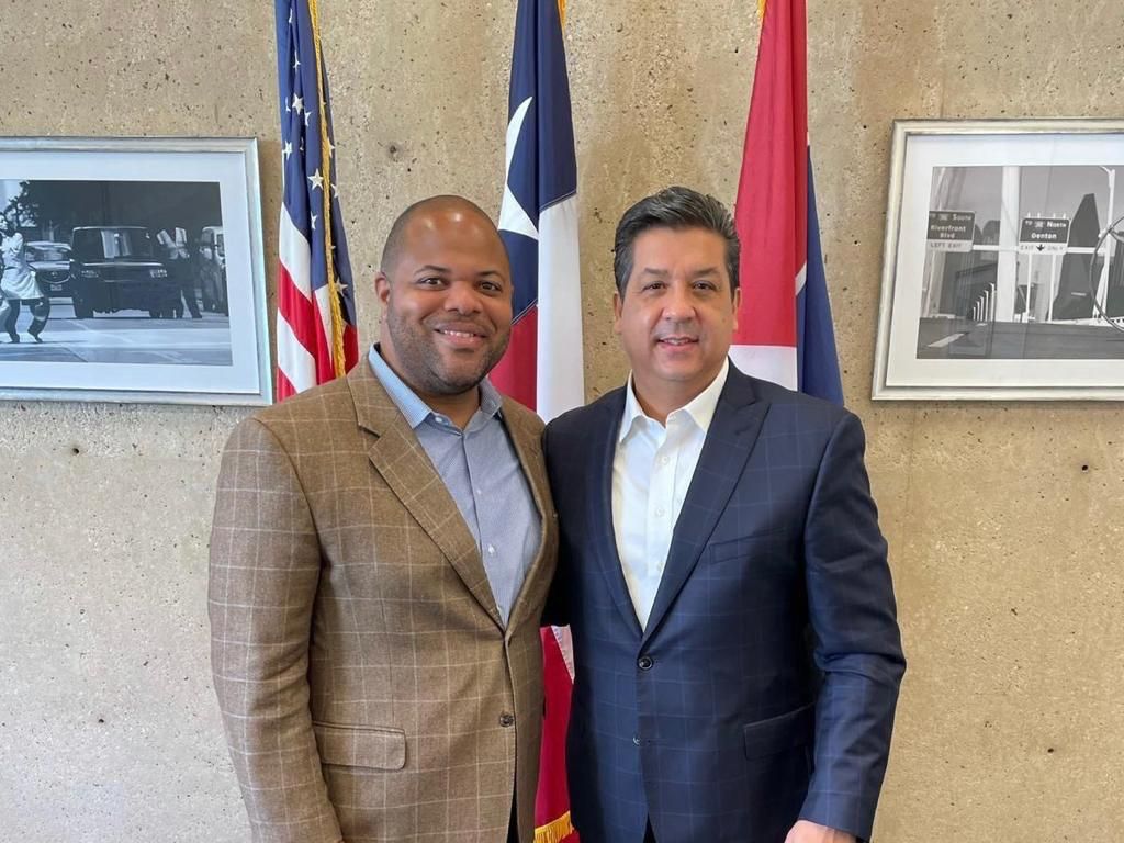 Gobernador de Tamaulipas sostiene reunión de trabajo en Dallas, Texas.