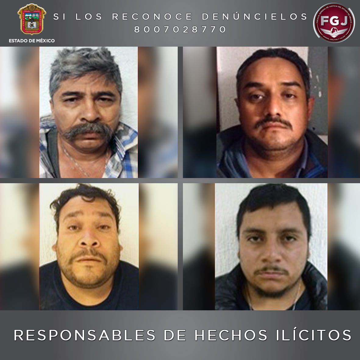En Valle de Bravo, dan autoridades policiacas 60 años de prisión por secuestro a cuatro