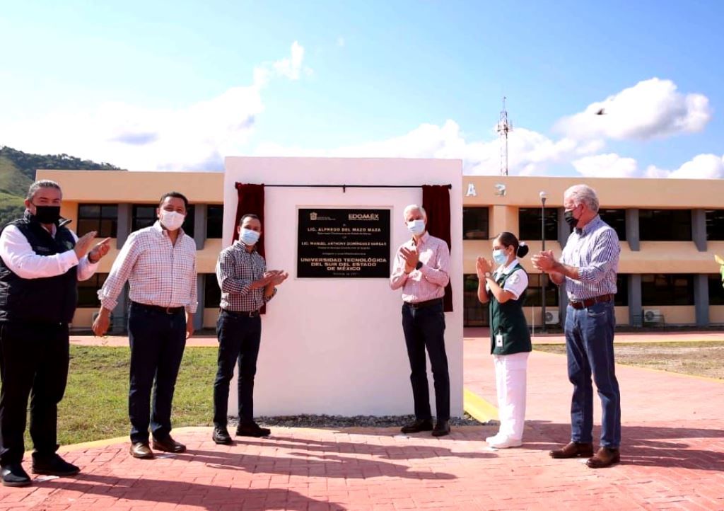 Alfredo del Mazo entrega nueva infraestructura y equipamiento a la Universidad Tecnológica del sur del Estado de México