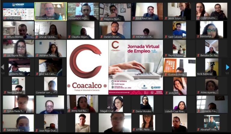 Realizará Gobierno de Coacalco Jornada Virtual de empleo
