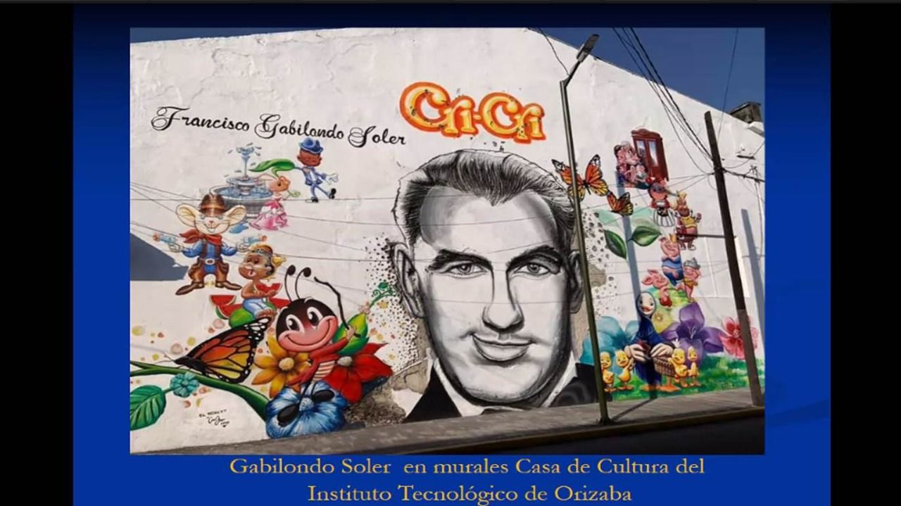 Recuerdan a Francisco Gabilondo Soler "Cri-Cri" con murales