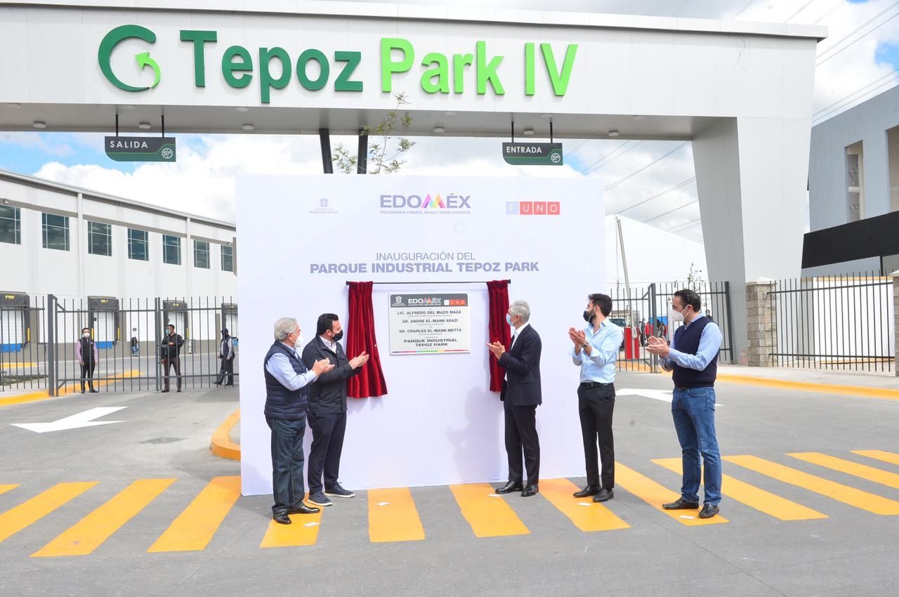 Alfredo del Mazo inauguró
Parque Industrial Tepoz Park 