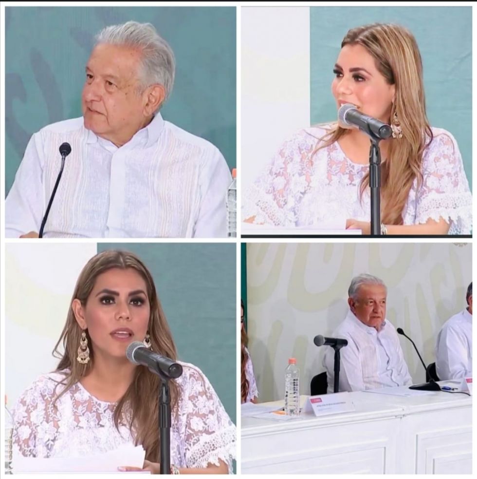 Anuncia el Presidente Andrés Manuel López Obrador todo el apoyo del gobierno federal a Guerrero, a días de iniciada la administración de la gobernadora Evelyn Salgado Pineda