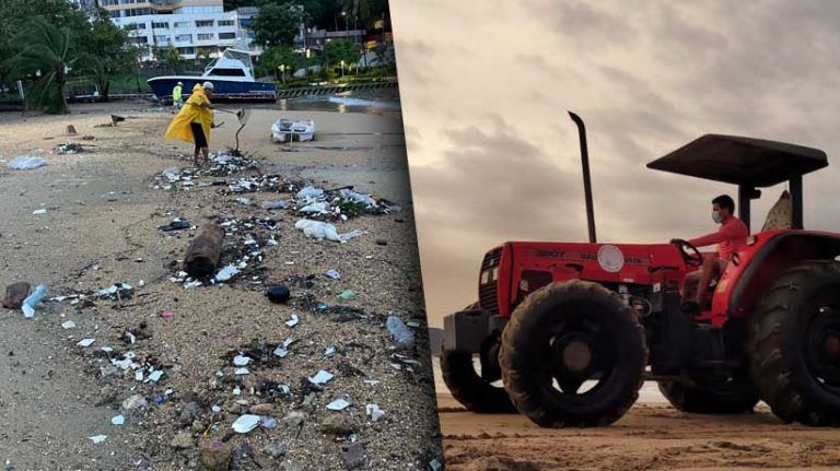 Arrastró ‘Rick’ más de 77 toneladas de basura en playas de Acapulco
