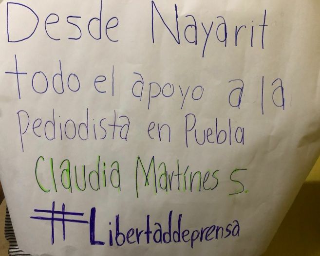 Periodista y activista denuncia represalias por parte del gobernador de Puebla