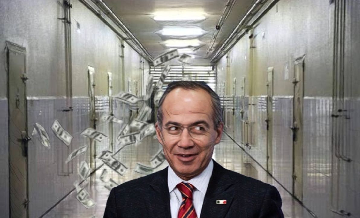 Embarrado Calderón por fraude de 300 mil millones en reclusorios