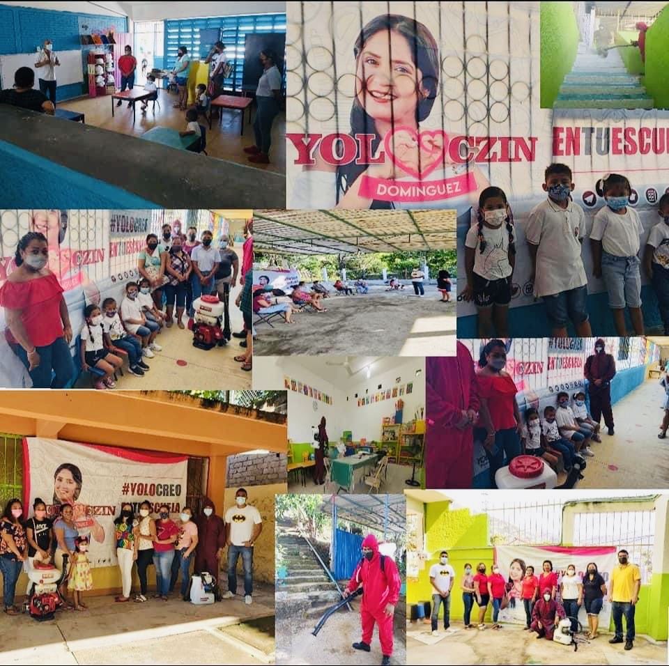 Lleva Yoloczin Domínguez programa educativo a escuelas de todos los distritos de Acapulco 