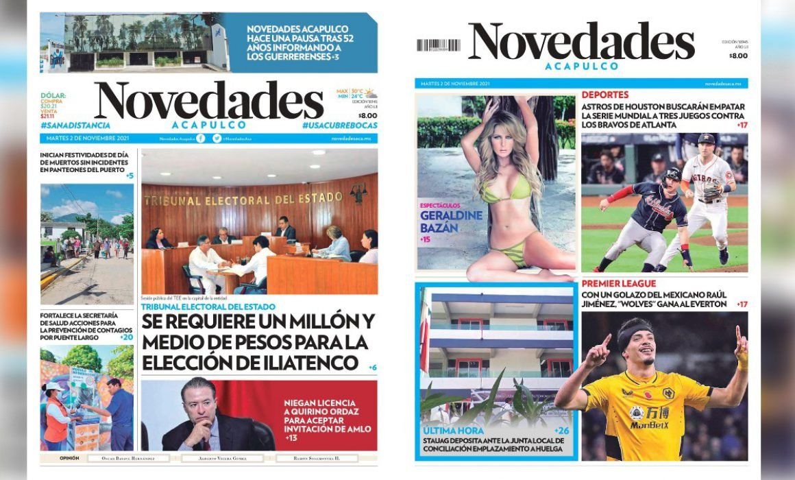 Fin de era: cierra periódico impreso Novedades Acapulco y acusa a la 4T