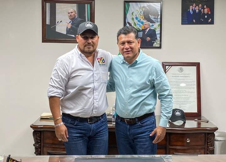 Se reúne el Diputado Federal Tomás Gloria con alcalde de Río Bravo