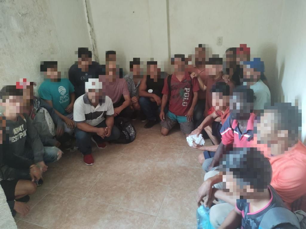 Rescata SSP  Migrantes  Centroamericanos Privados de su Libertad en Alvarado
