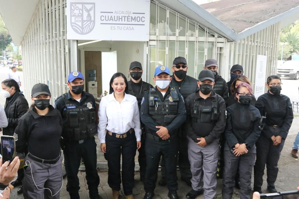#Garantizar la seguridad ciudadana y el de los visitantes es prioridad en la Cuauhtémoc: Sandra Cuevas