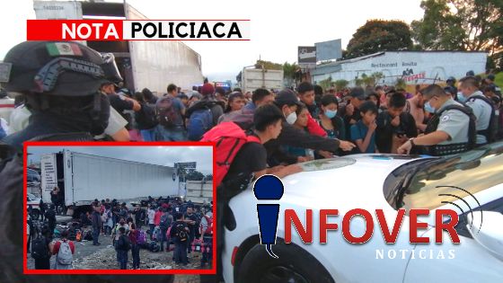 Resguardan SSP-Guardia Nacional a 140 migrantes en Córdoba.