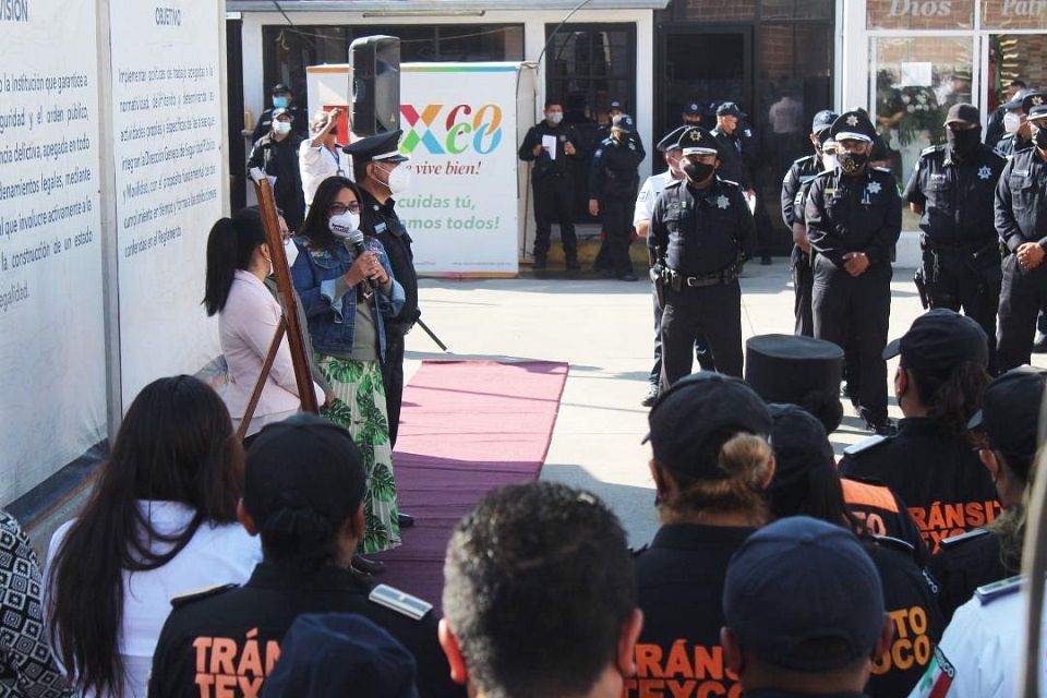 Gobierno de Texcoco entrega estímulos económicos a la Policía Municipal