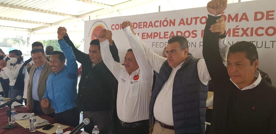 Constituye la federación regional autónoma de trabajadores y empleados de    Tultitlán