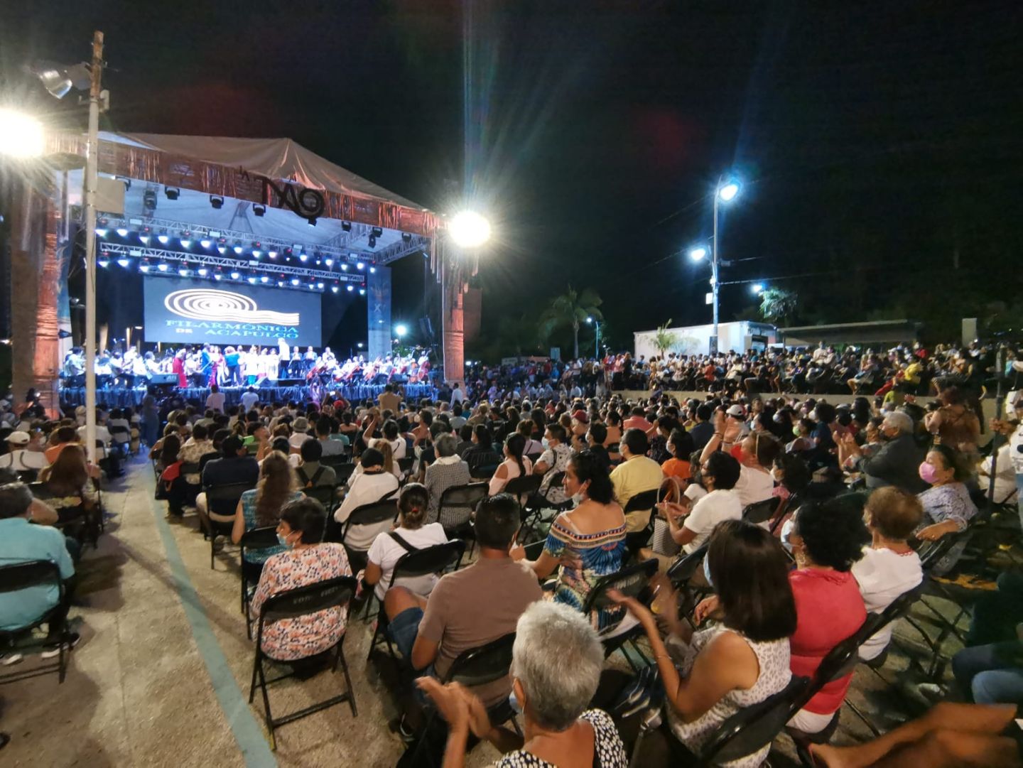 Grandioso concierto de clausura ofrece la Filarmónica de Acapulco en el festival de La NAO