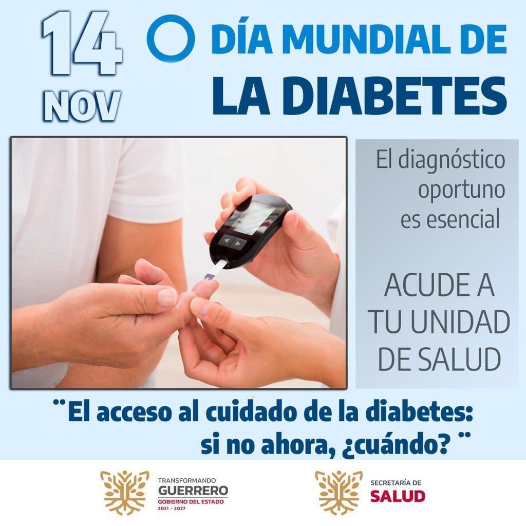 Promueve Salud Guerrero detección oportuna de la diabetes