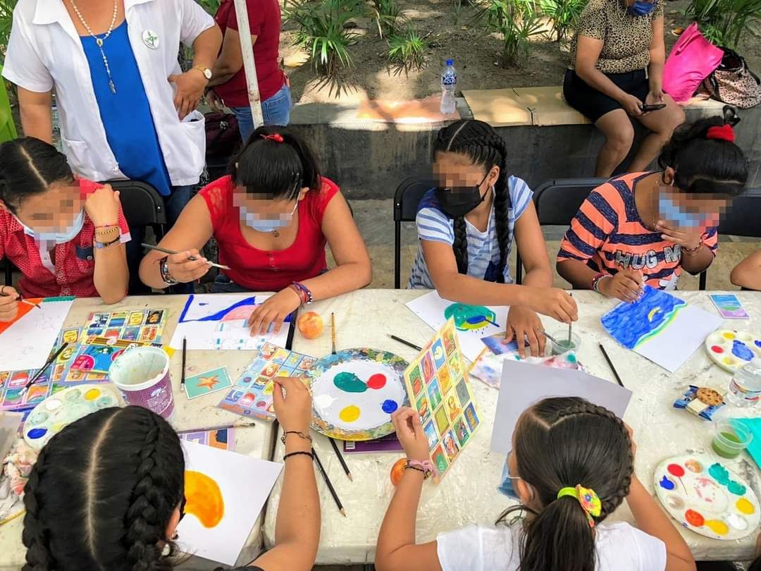 Participan niños de Villas DIF en el Festival de La Nao Acapulco 2021