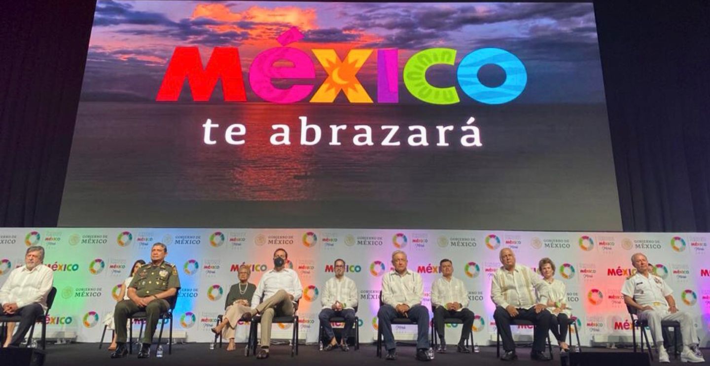 Turismo, actividad con vocación social: AMLO, durante la inauguración del Tianguis Turístico Mérida 2021