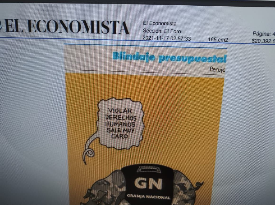 #El cartón de  El Economista publicado hoy