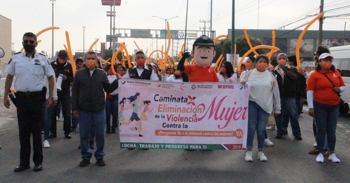 Con caminata, cine y teatro previenen la violencia de género