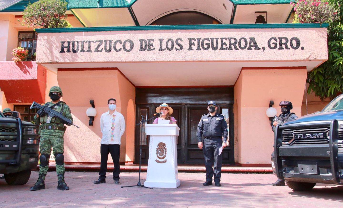 Refuerza gobernadora Evelyn Salgado operaciones integrales de seguridad para la pacificación en Huitzuco