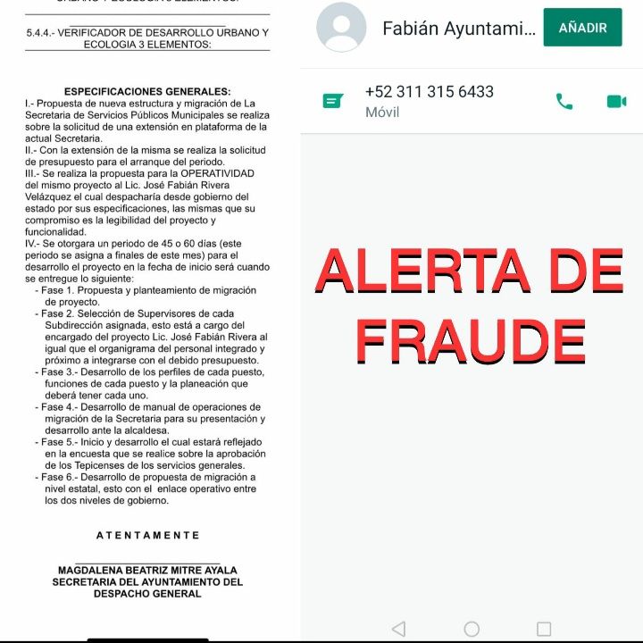 Gobierno de Tepic evita que ciudadanos sean engañados tras detectar fraude