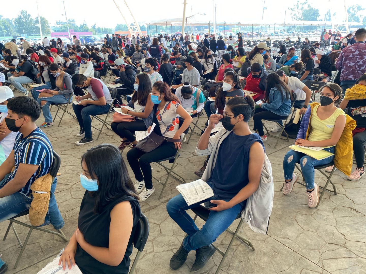 Más de 40 mil jóvenes Vacunados de 15 a 17 años en Chimalhuacán 