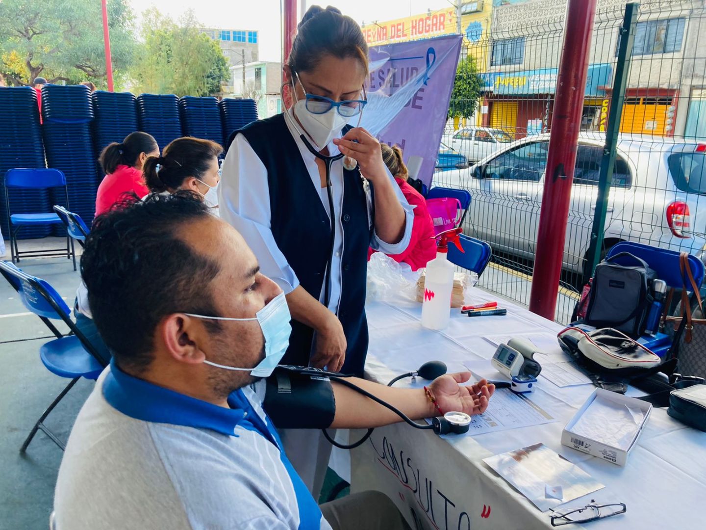 Jornada de salud del hombre mexiquense en La Paz