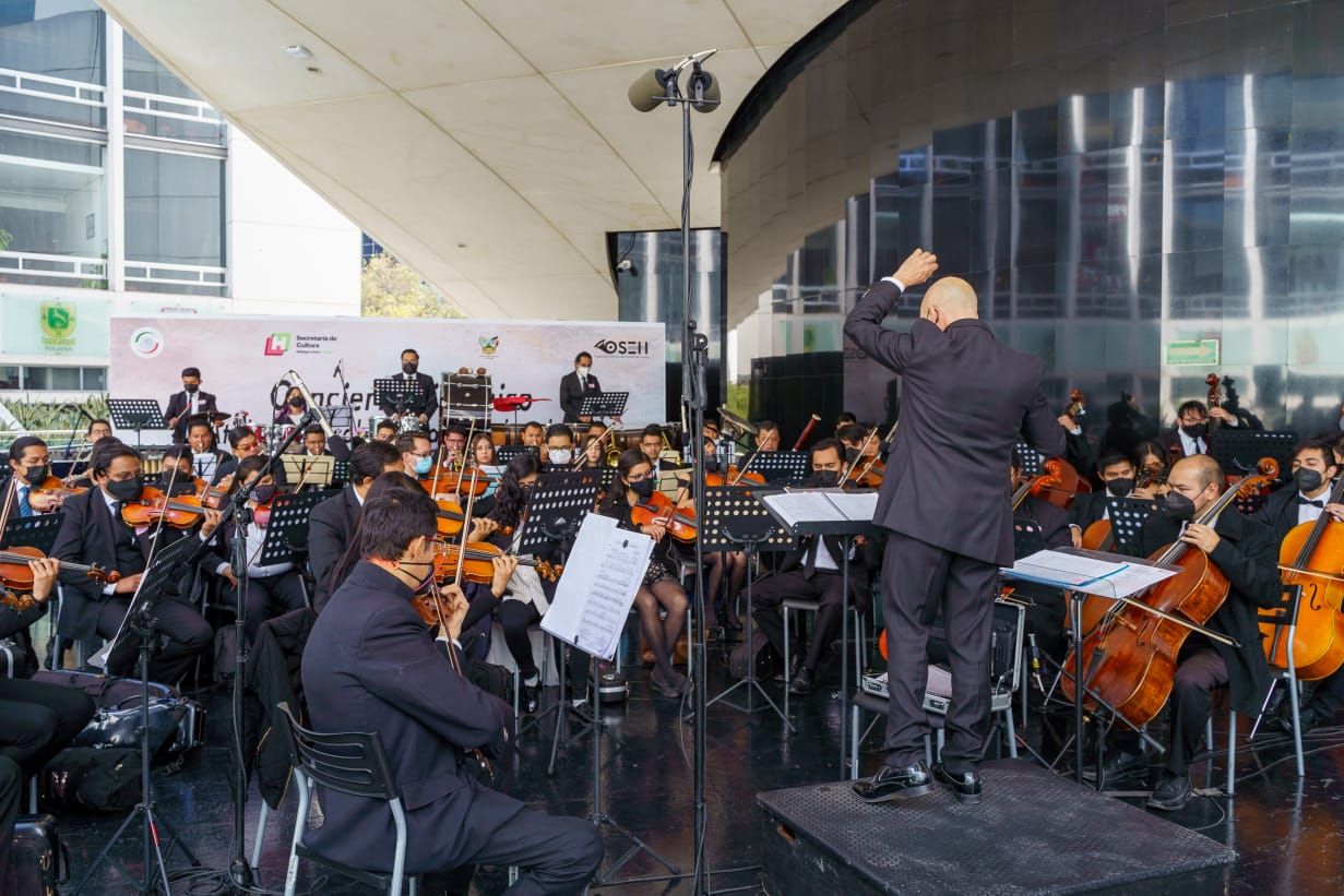 Orquesta Sinfónica de Hidalgo ofrece concierto en el Senado 