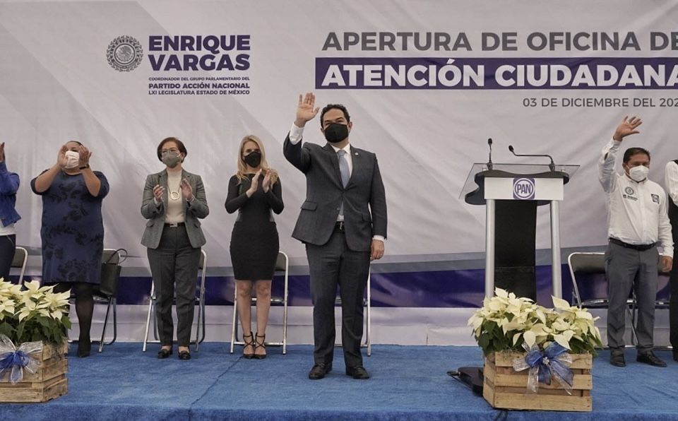 Los diputados Enrique Vargas y Luis Narciso Fierro inauguran Casa de Atención Ciudadana en Huixquilucan