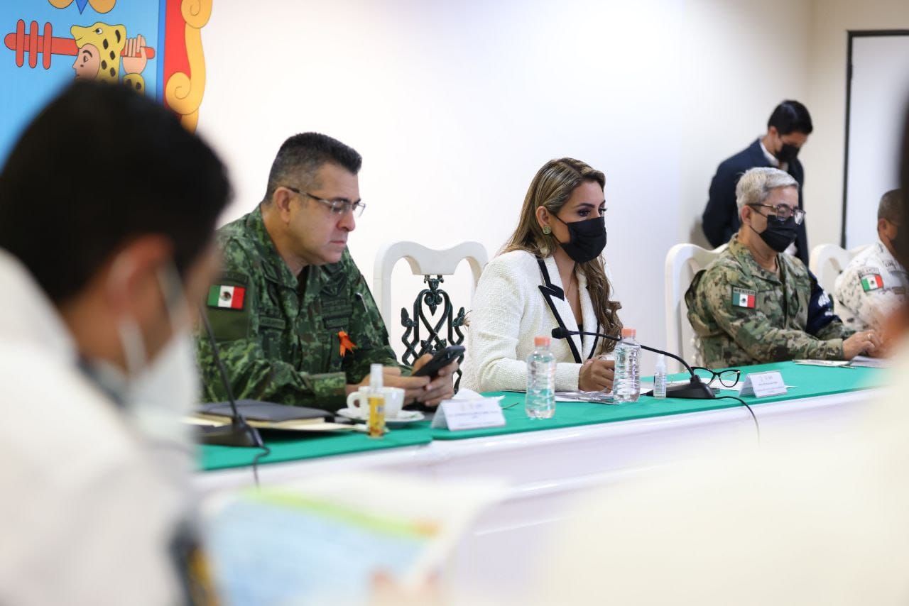 Revisa gobernadora Evelyn Salgado incidencia delictiva durante fin de semana y acciones de seguridad en la sesión de la  Mesa de Coordinación para la Construcción de la Paz 