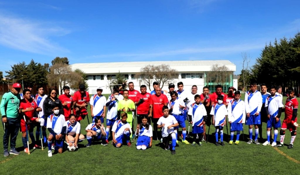 Conmemoran el Día Internacional de la discapacidad con cuadrangular de fútbol  