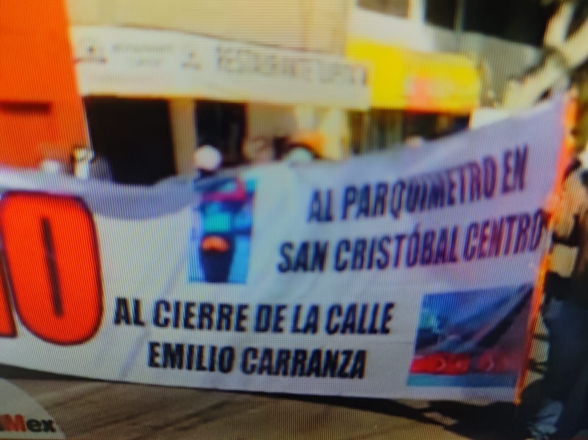 #Los habitantes de Ecatepec realzan marchas para exigir el retiro de parquímetros 