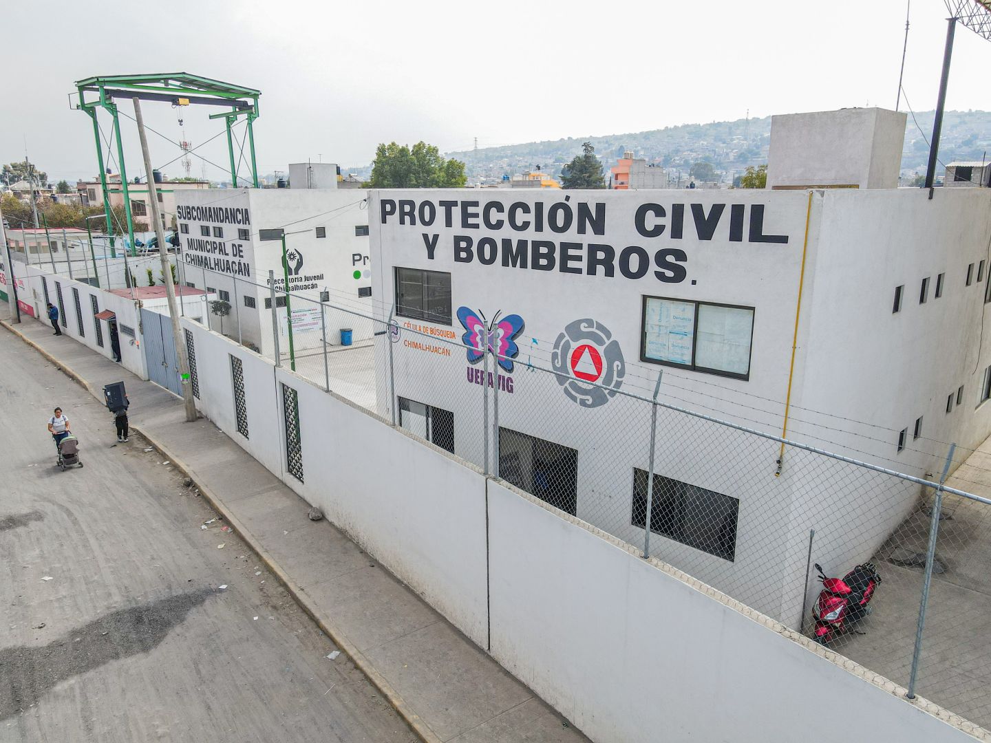 
Fortalecen infraestructura de la Policía de Chimalhuacán
