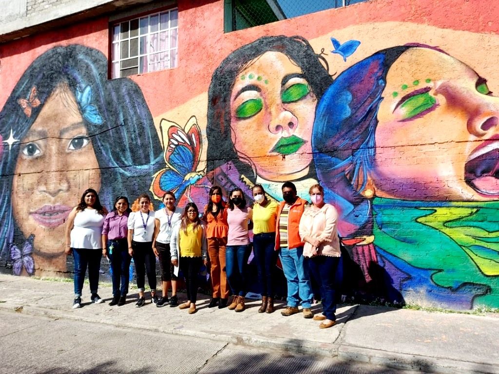 Inauguran murales para la erradicación de la violencia de género