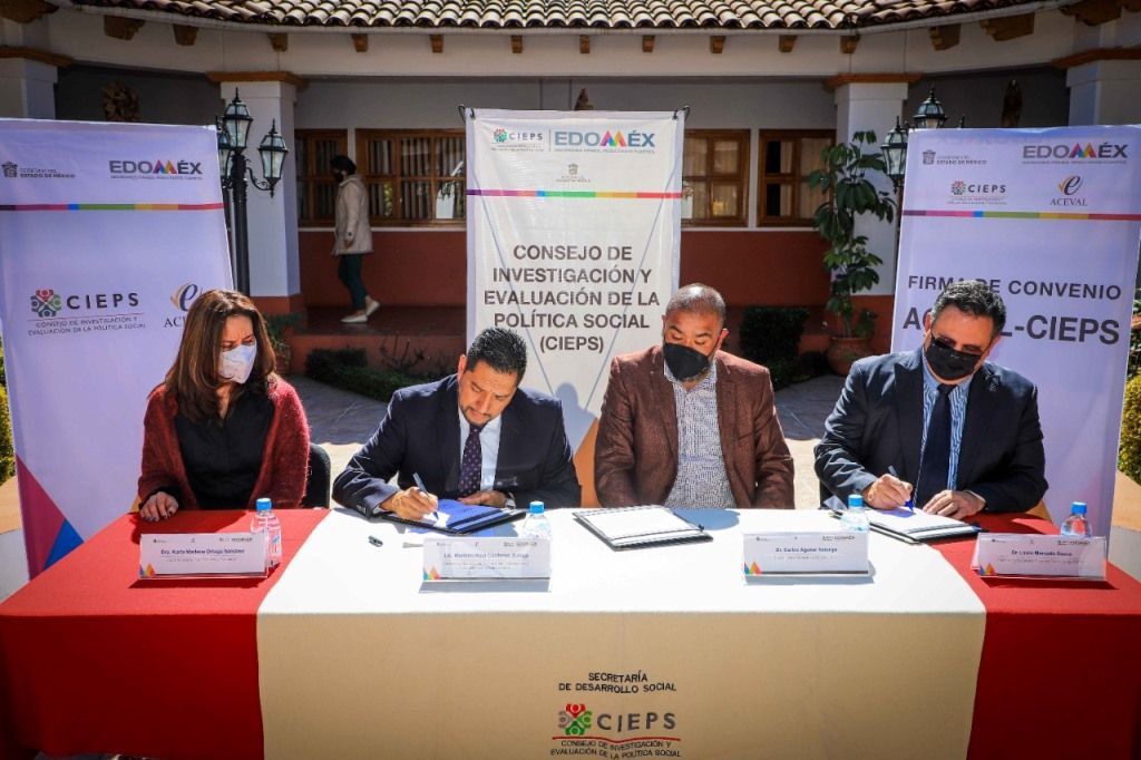 El CIEPS firma convenio para impulsar seguimiento y evaluación de programas sociales